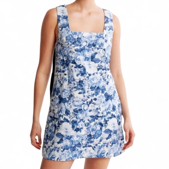 Abercrombie & Fitch Dresses & Skirts - Abercrombie & Fitch Linen Floral Mini Dress – Size M